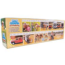 Big Country Toys 24-Piece Truck & Horse Trailer Playset
