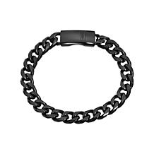 Black Cuban Chain Bracelet