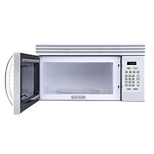 Black+Decker 1.6-Cu. Ft. Over-the-Range Microwave with Air Vent, White