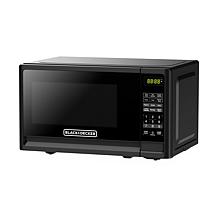 Black+Decker EM720CFOB 0.7 Cu. Ft. Digital Microwave, Black