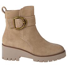 Blondo Dagger Leather Lug Boot with Waterproof Sole Seam