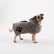 Bone Dry Embroidered Paw Pet Robe