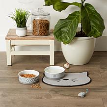 Bone Dry Grey Cat Whiskers Placemat