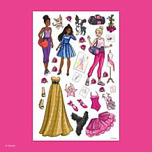 book n app Color and Sticker Fun Barbie Spiralbound Book