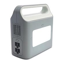 BORIO 60,000mAh Power Station w/AC & USB Outlets, Light, 3-in-1 Cable