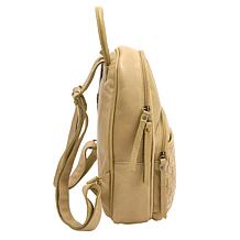 Born Millport Woven Leather Backpack