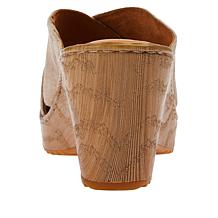 Born® Nora Handcrafted Leather/Suede Wedge Sandal