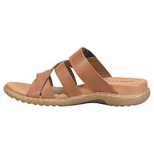 BORN Shawna Leather Adjustable Slide Sandal