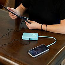Boundless 10,000 mAh Power Bank w/AC Plug & Retractable Type-C Cable