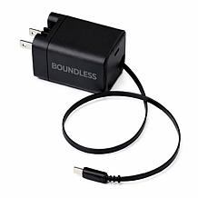 Boundless 65W Wall Charger with 32" Retractable Cable