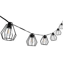 Bowne 10 Light 120" Black Outdoor String Light