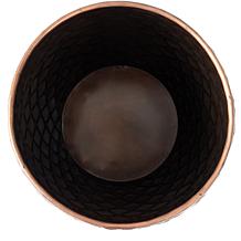 Braga Metal Stool-Table-Container in Copper Finish