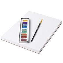 Brea Reese Metallic Watercolor Paint Set with Brush and Tin