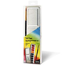 Brea Reese Vibrant Watercolor Paint Set with Brush and Tin