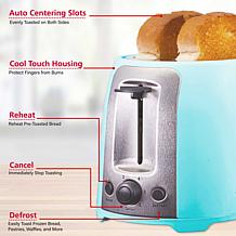 Brentwood TS-292BL Cool Touch 2-Slice Extra Wide Slot Toaster