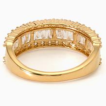 Bright Halo Lab Grown Diamonds 1.25ctw Baguette Band Ring