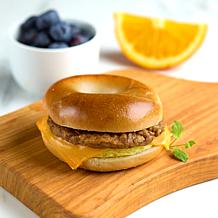 Brooklyn Food 12-piece Sausage, Egg & Cheese Breakfast Bagel