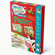 Buddy and Barney Magic Water Drawing Set Farm Stencils