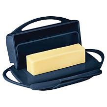 Butterie 2-pack Flip-Top Butter Dish with Matching Spreader & Tongs