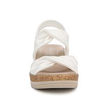 BZees® AirStep Riley Fabric Wedge Sandal with Air Step™ Technology