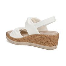 BZees® AirStep Riley Fabric Wedge Sandal with Air Step™ Technology