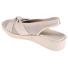 BZees Bell Machine Washable Slingback Wedge Sandal