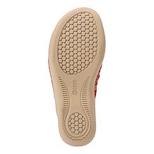 Bzees Cherish Machine Washable Stretch Fabric Knotted Sandal