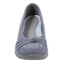 Bzees Gem2 Washable Eyelet Casual Flat