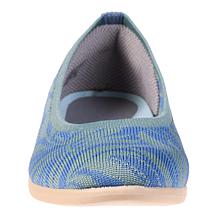 BZees Kit Stretch Knit Machine Washable Ballet Flat