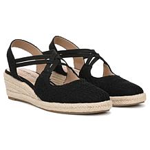 BZees® LifeStride Patience Closed Toe Espadrille Wedge