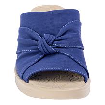 Bzees Sandbar Machine Washable Stretch Fabric Knotted Sandal