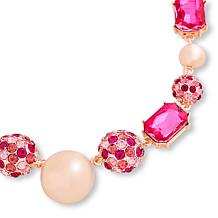 C Wonder by Christian Siriano 18" Crystal Ball Necklace