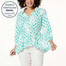 C Wonder by Christian Siriano 3/4 Sleeve Blouse