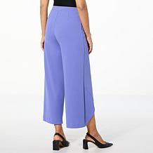 C Wonder by Christian Siriano Crepe Knit Wide Leg Trouser Pant
