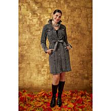 C Wonder by Christian Siriano Denim Shirt Dress