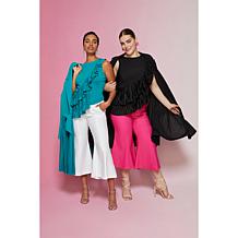 C Wonder by Christian Siriano Flared Wide Leg Pant