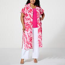 C Wonder by Christian Siriano Flutter Sleeve Tunic Shirt