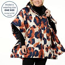 C Wonder by Christian Siriano Nylon Water-Resistant Hooded Poncho