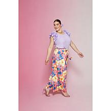 C Wonder by Christian Siriano Overlap Wrap Front Pant
