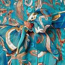 C Wonder by Christian Siriano Pintuck Chiffon Dress