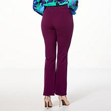 C Wonder by Christian Siriano Ponte Knit Pull-On Flared-Leg Pant