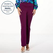 C Wonder by Christian Siriano Ponte Knit Pull-On Flared-Leg Pant