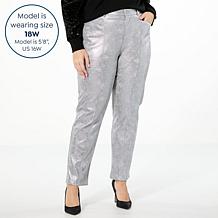 C Wonder by Christian Siriano Seamed Faux Leather Pant