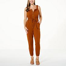 Colleen Lopez Short-Sleeve Knit Jumpsuit - 20413862