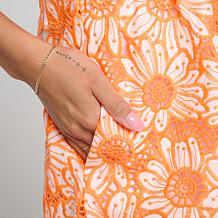 C. Wonder Embroidered Cutwork Full Circle Skirt
