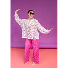 C Wonder Lace Wide-Leg Pant