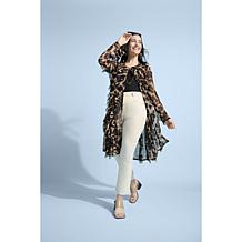 C. Wonder Mesh Ruffle Topper with Tie Closure