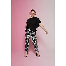 C Wonder Pull-On Cigarette-Leg Pant