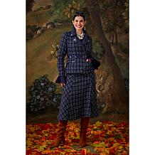 C Wonder Tweed and Faux Leather Moto Jacket