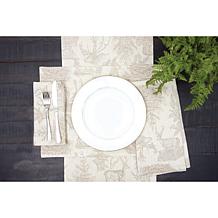 C&F Home Jacquard Stag Clay Runner